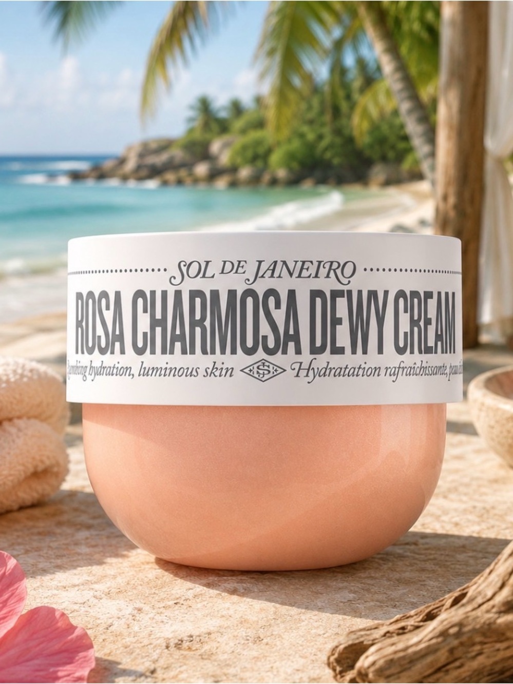 Sol de Janeiro Rosa Charmosa Dewy Cream  LARGE JAR 8.1 fl oz